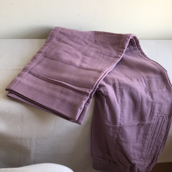 NWT Madewell Sz medium TALL knit WAFFLEBACK PULL-ON HIGH-RISE TAPERED PANTS - Picture 8 of 8